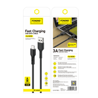 FONENG cable X36 Micro USB 2.1A 1M Black