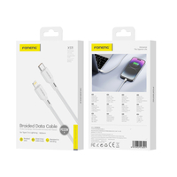 FONENG Kabel XS11 USB-C - Lightning PD 30W 1M weiss