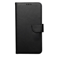 Handytasche Leder Wallet Samsung Galaxy S22 Schwarz