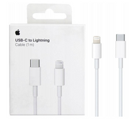 Original cable Apple MUQ93ZM/A (MM0A3ZM/A EOL) Lightning - USB-C 1M White (blister EU)