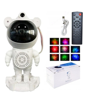 Projector stars and galaxy - Astronaut with speaker White