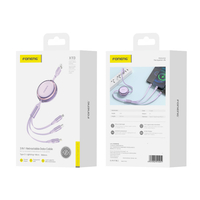 FONENG Kabel X113 3w1 3A 1.1M violett