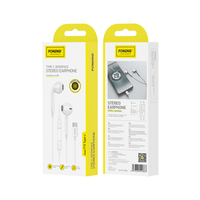 FONENG Kopfhörer mit Kabel T15 USB-C mit Mikrofon 1.2M weiss