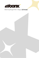 MOONX schützende Hydrogel-Folie 140µm 0,14 mm Matt 180x120 mm universal