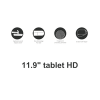 Protective hydrogel film 140µm 0,14 mm Tablet up to 11.9" HD universal 200x300 mm