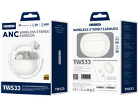 JELLICO wireless earphones (ANC) TWS33 White