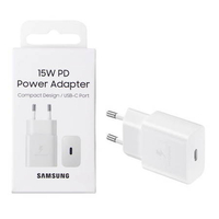 Original wall charger Samsung 15W  EP-T1510NWEGEU 1xUSB-C White (blister EU)