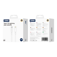 JELLICO cable B1 USB-C - Lightning PD 20W 2M White