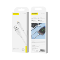 FONENG Kabel X90 Lightning 2.4A 1M weiss