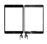 Touchscreen (Touchscreen + Home Knopf + Flex Kabel 3M) iPad Mini 3 schwarz