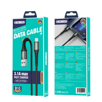 JELLICO cable B10 Lightning 3.1A 1M Black