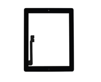 Touchscreen (Touchscreen + Home Knopf + Flex Kabel 3M) iPad 4 schwarz