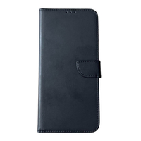 Leather Wallet Case Motorola Moto G54 Black