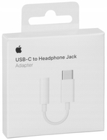 Original Adapter Apple MU7E2ZM/A USB-C - JACK 3.5MM weiss (blister EU)