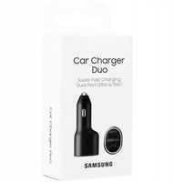 Original car charger Samsung 40W EP-L4020NBEGEU 1xUSB-A 15W 1xUSB-C 25W Black (blister EU)